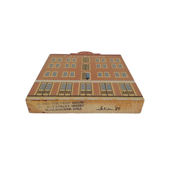 Cat's Meow Village F Schumacher 1872 German Mills Akron Ohio Market St Series - Picture 3 of 9